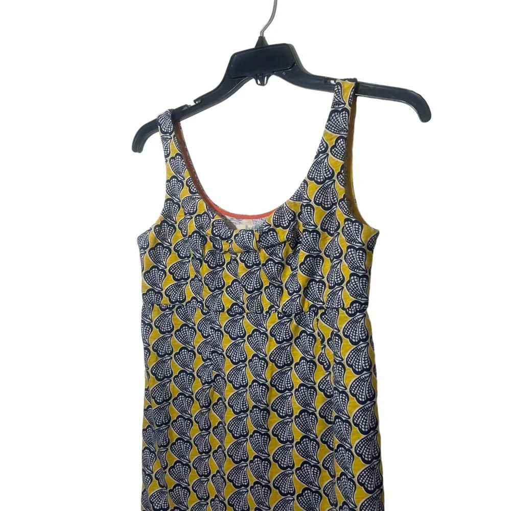 Boden 6‎ R Sleeveless Dress Blue and Yellow Spring Cruise Summer Golf - Picture 7 of 8